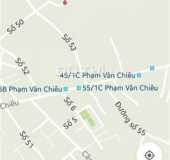 Phòng trọ 18m2 có gác & kệ bếp ngã 3 Phạm Văn Chiêu_Đường 53, P14 GV