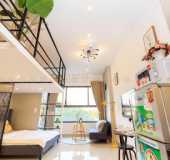 Cho thuê căn hộ Botanica Premier, giá 10.5tr/th 1PN đầy đủ nội thất đẹp y hình, có thêm 1 gác lửng